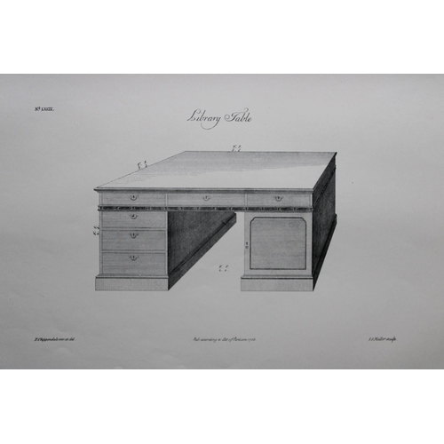 8531 - Thomas Chippendale - 3 engravings of Tables 1762.

These copperplate engravings are from the third e... 