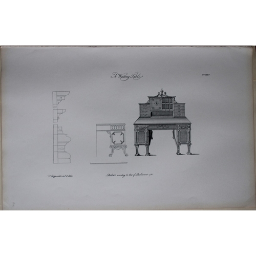 8531 - Thomas Chippendale - 3 engravings of Tables 1762.

These copperplate engravings are from the third e... 