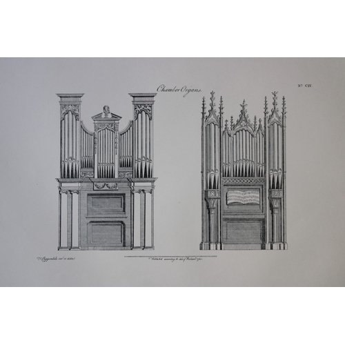 8533 - Thomas Chippendale - 4 engravings of Chamber Organs 1762.

These copperplate engravings are from the... 