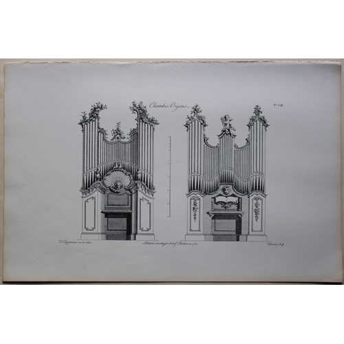 8533 - Thomas Chippendale - 4 engravings of Chamber Organs 1762.

These copperplate engravings are from the... 