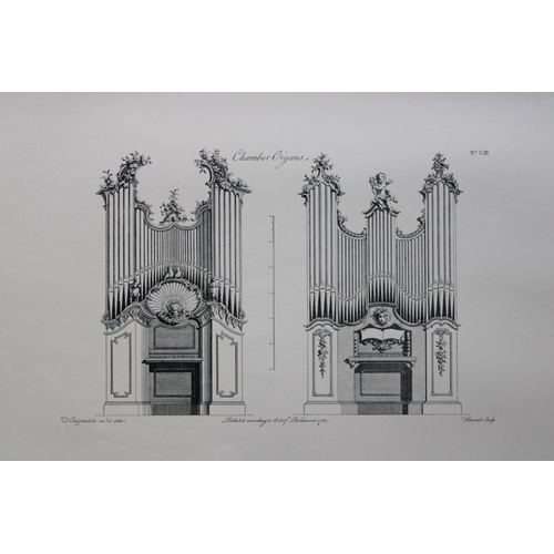 8533 - Thomas Chippendale - 4 engravings of Chamber Organs 1762.

These copperplate engravings are from the... 