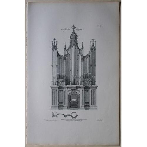 8533 - Thomas Chippendale - 4 engravings of Chamber Organs 1762.

These copperplate engravings are from the... 