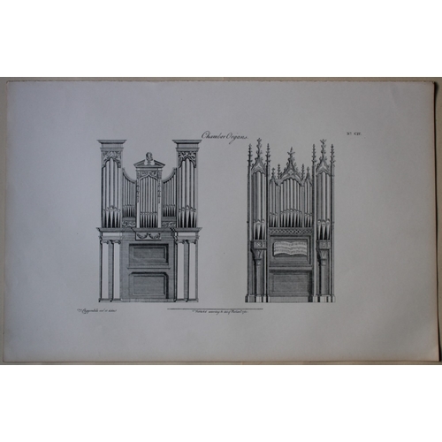 8533 - Thomas Chippendale - 4 engravings of Chamber Organs 1762.

These copperplate engravings are from the... 