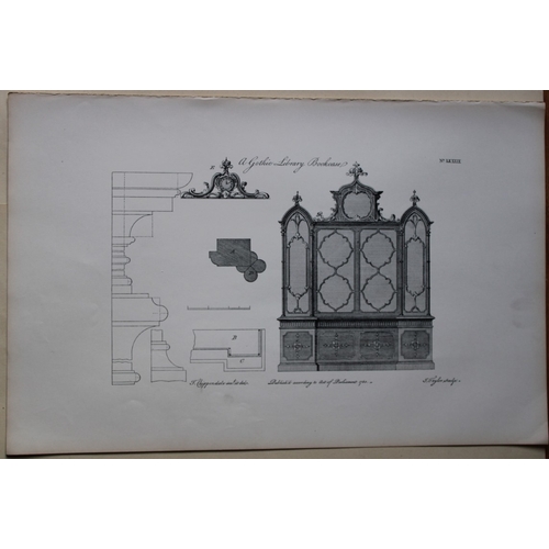 8535 - Thomas Chippendale - 3 engravings of Bookcases 1762.

These copperplate engravings are from the thir... 