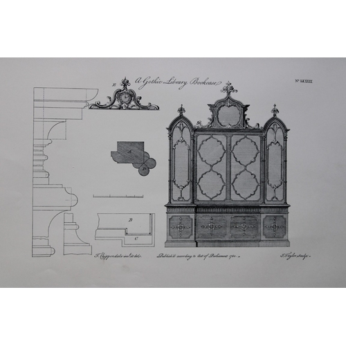 8535 - Thomas Chippendale - 3 engravings of Bookcases 1762.

These copperplate engravings are from the thir... 