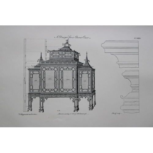 8540 - Thomas Chippendale - 4 engravings of China Cases 1762.

These copperplate engravings are from the th... 