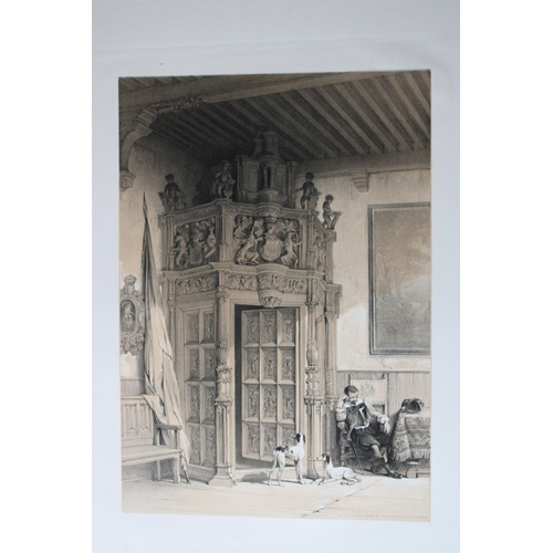 8547 - Haghe & Day - 2 lithographs of Town Halls in Belgium 1840.

These two lithographs of the Town Hall, ... 