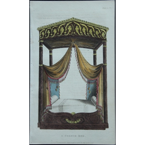 8599 - R Ackermann - 2 engravings of beds 1816.

These original hand coloured aquatint engravings are from ... 