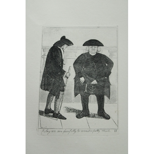 8664 - John Kay - 3 etchings of Scottish characters 1877.

These engravings are from A Series of Original P... 