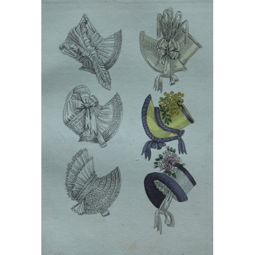 8688 - R Ackermann - 2 engravings of Ladies Bonnets 1816.

These original hand coloured aquatint engravings... 