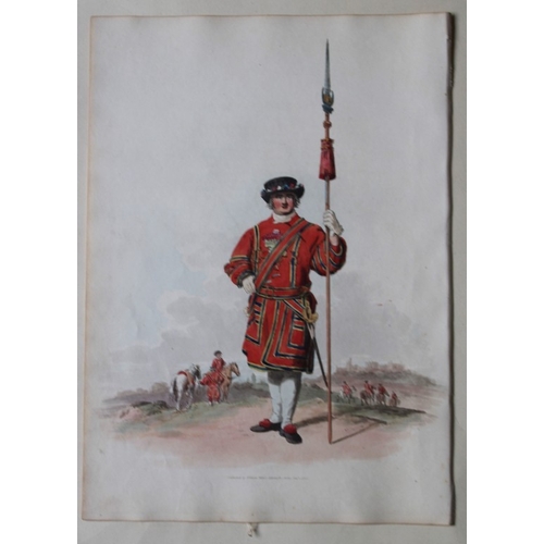 8702 - William H Pyne - Yeoman of the King's Guard 1808.

This aquatint engraving is from The Costumes of G... 