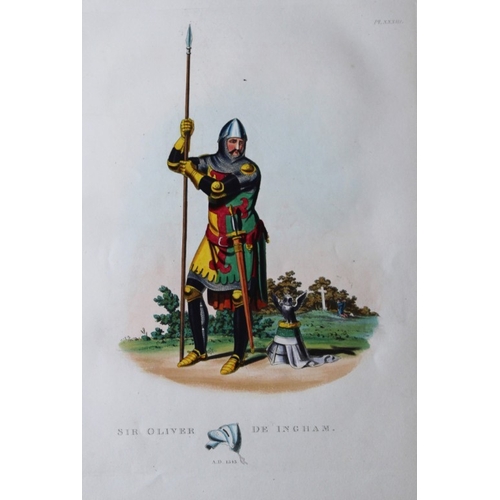 8713 - Samuel Meyrick - Sir Oliver de Ingham 1842.

This superb hand-coloured engraving of Sir Oliver de In... 