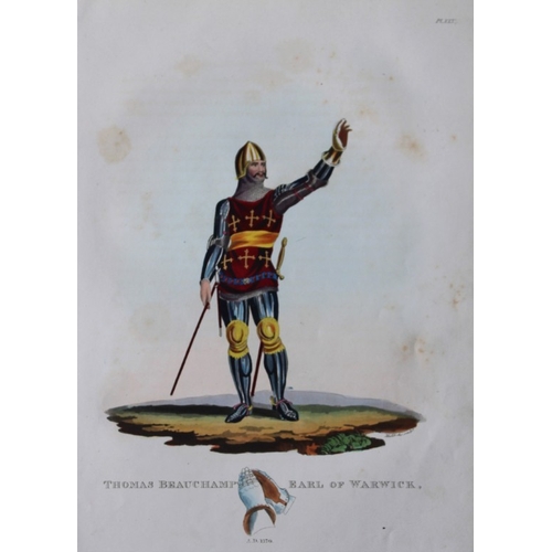 8715 - Samuel Meyrick - Thomas Beauchamp Earl of Warwick 1842.

This superb hand-coloured engraving of Thom... 