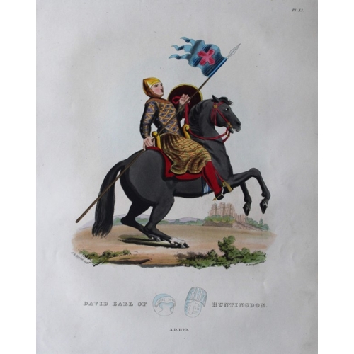 8722 - Samuel Meyrick - David Earl of Huntingdon 1842.

This superb hand-coloured engraving of David Earl o... 