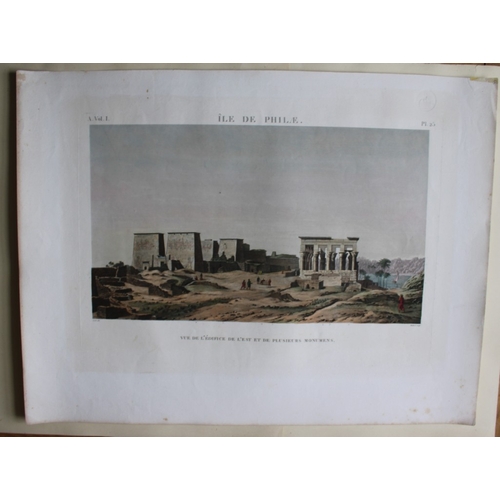 8799 - Panckoucke - Philae Island buildings from Desc. de l'Egypte 1820-29.

This rare coloured engraving i... 