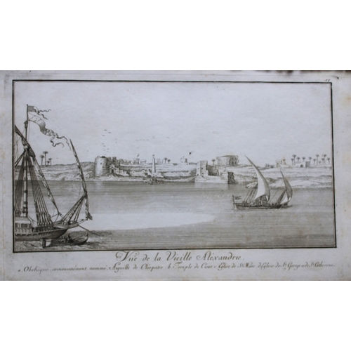 8826 - Capt. FL Norden - 4  engravings of Alexandria, Egypt 1792.

These rare copperplate engraving are fro... 