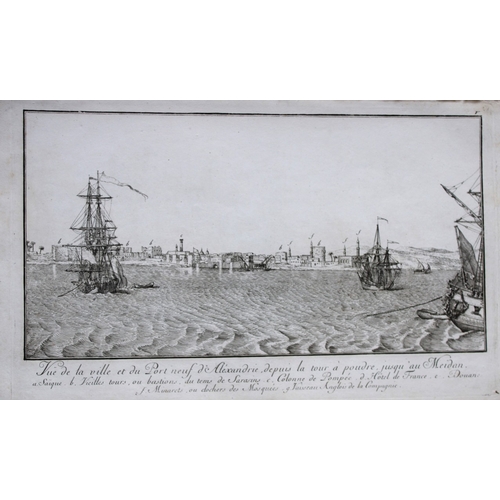 8826 - Capt. FL Norden - 4  engravings of Alexandria, Egypt 1792.

These rare copperplate engraving are fro... 