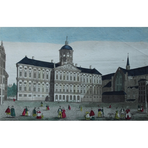 8864 - Vue d'Optique - Royal Palace at Amsterdam 1765.

This original hand-coloured engraving is the 1.	Vue... 