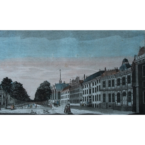 8866 - Vue d'Optique - Voorhout, the Hague 1760.

This original hand-coloured engraving is the Vue du Voorh... 