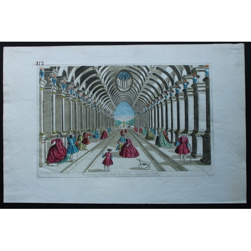 8868 - Vue d'Optique -Royal Gallery of Copenhagen 1761.

This original hand-coloured engraving is the Vue p... 