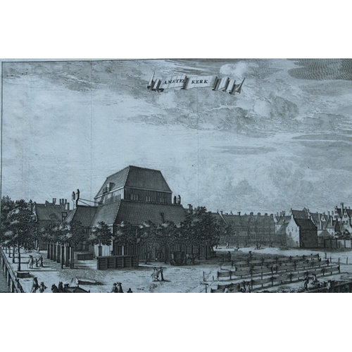 8871 - C Commelin - Engaving of Amstel Kerk, Amsterdam 1693.

This engraving on hand laid paper is of Amste... 