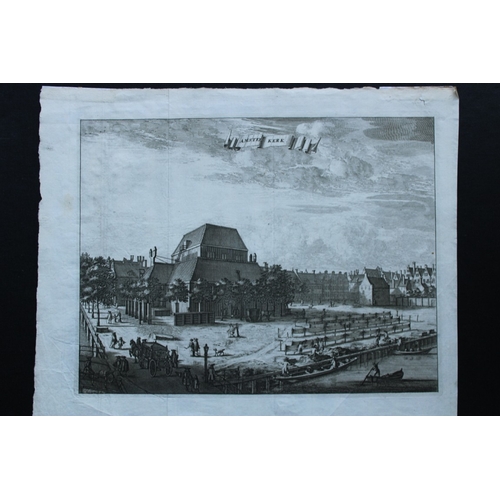 8871 - C Commelin - Engaving of Amstel Kerk, Amsterdam 1693.

This engraving on hand laid paper is of Amste... 