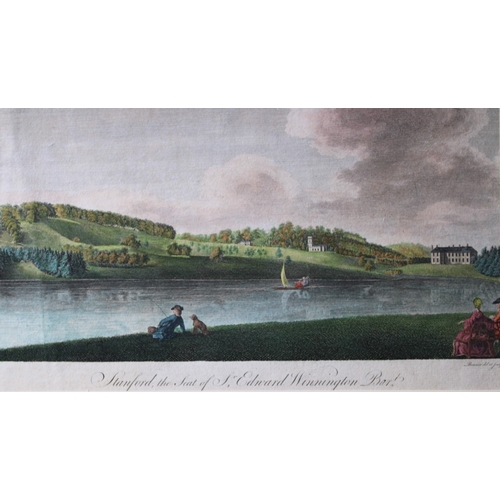 8900 - Thomas Bonnor - Stanford, Worcestershire 1799.

This hand coloured stipple engraving of Stanford, th... 