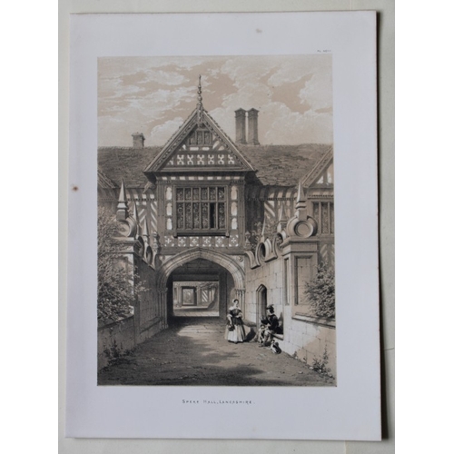 8907 - Nash J - 3 lithographs of Speke Hall, Lancashire 1869.

These three lithographs of Speke Hall, Lanca... 