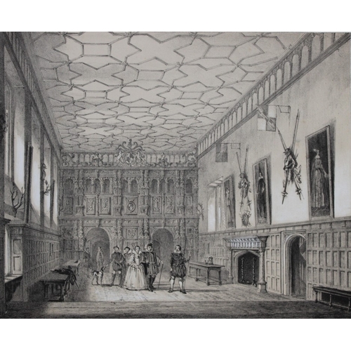 8910 - Nash J - 2 lithographs of Knowle, Kent 1869.

These two lithographs of  The Hall and The Cartoon Gal... 