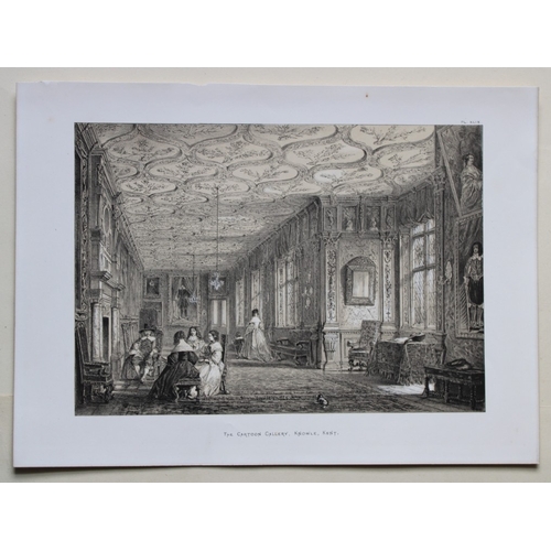 8910 - Nash J - 2 lithographs of Knowle, Kent 1869.

These two lithographs of  The Hall and The Cartoon Gal... 