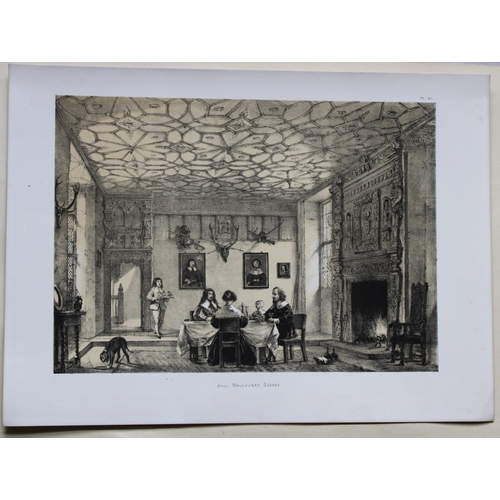 8914 - Nash J - 2 lithographs of Wakehurst, Sussex  1869.

These two lithographs of  The Staircase and The ... 