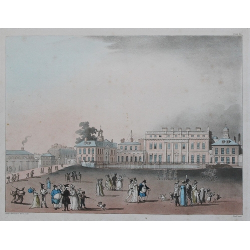 8944 - Rowlandson and Pugin - Queen’s Palace, St James’s Park 1808..

This hand-coloured aquatint of the Qu... 