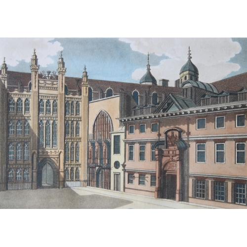 8952 - Samuel Ireland - aqautint of the Guildhall, London 1800.

This bistre aquatint etching is from Pictu... 