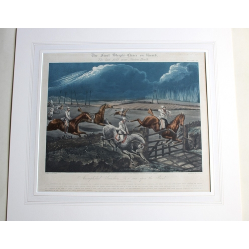 8478 - Henry Alken - First steeplechase Plate III 1839.

This print of The last field near Nacton Heath is ... 