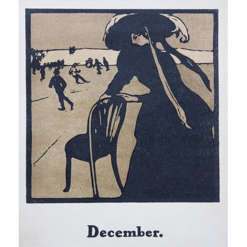 8490 - William Nicholson - December Skating 1898.

This print is for the month of December showing the spor... 