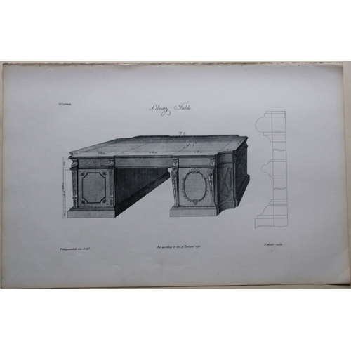 8530 - Thomas Chippendale - 3 engravings of Tables 1762.

These copperplate engravings are from the third e... 