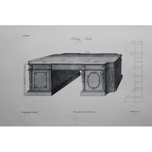 8530 - Thomas Chippendale - 3 engravings of Tables 1762.

These copperplate engravings are from the third e... 