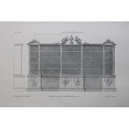 8534 - Thomas Chippendale - 3 engravings of Bookcases 1762.

These copperplate engravings are from the thir... 