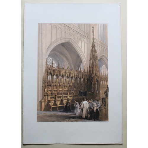 8545 - Haghe & Day - 2 lithographs of Antwerp, Belgium 1840.

These two lithographs of the Town Hall, Antwe... 