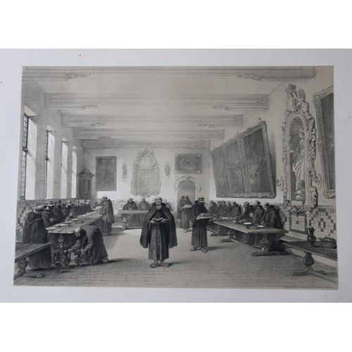 8546 - Haghe & Day - 2 lithographs of Bruges, Belgium 1840.

These two lithographs of the Hall of Justice o... 