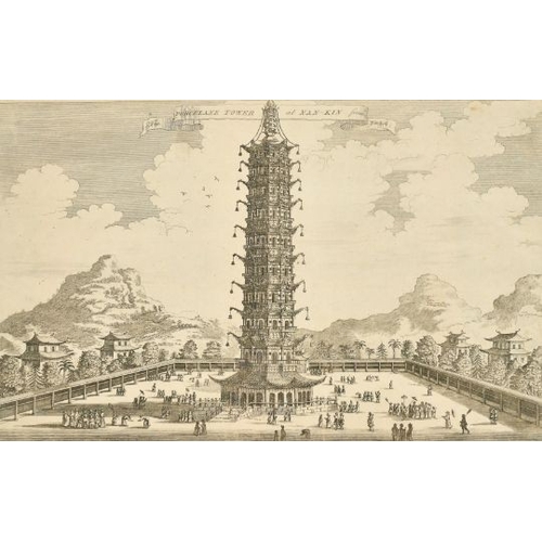 8550 - Johan Nieuhof - Etching of Porcelain Tower 1759.

This antique etching by G Child of the Porcelain T... 