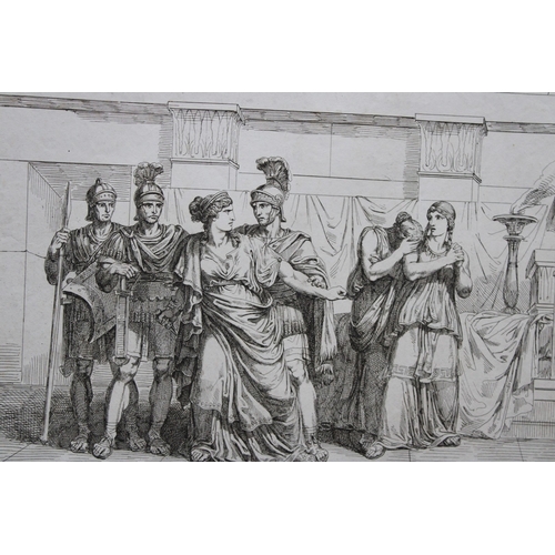 8551 - B Pinelli - 2 etchings of Cleopatra 1821.

These etchings are from Istoria Romana (Roman History) by... 