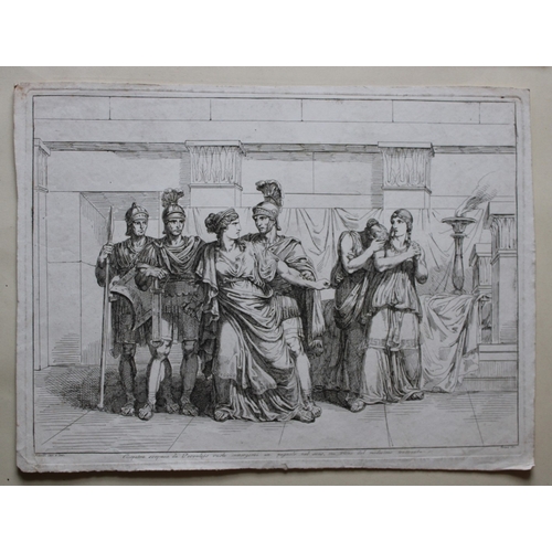 8551 - B Pinelli - 2 etchings of Cleopatra 1821.

These etchings are from Istoria Romana (Roman History) by... 