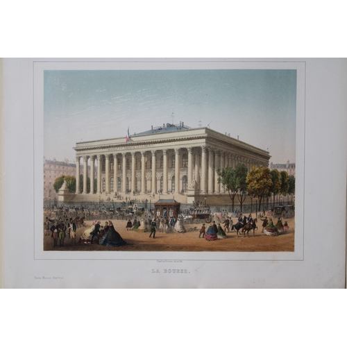 8560 - Charles Riviere - La Bourse, Paris 1855.

This rare coloured lithograph is from Paris Moderne, Grand... 