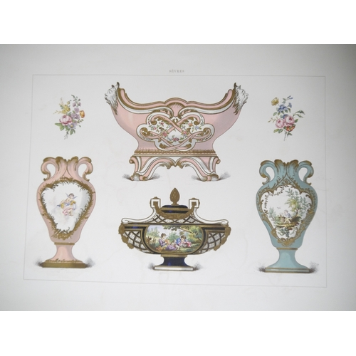 8595 - Edouard Garnier -  Soft Porcelain of Sevres 1892.

This chromolithograph is from The Soft Porcelain ... 