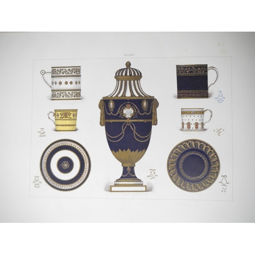 8596 - Edouard Garnier -  Soft Porcelain of Sevres 1892.

This chromolithograph is from The Soft Porcelain ... 