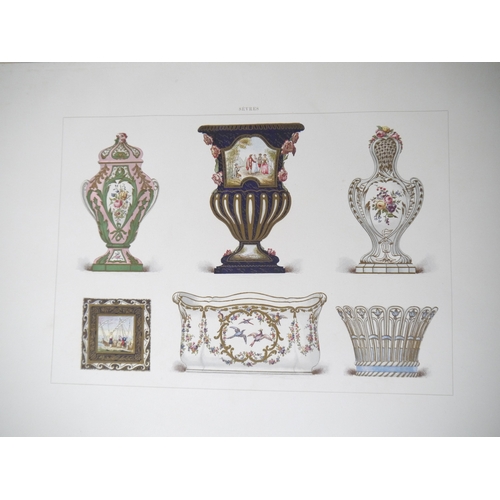 8597 - Edouard Garnier -  Soft Porcelain of Sevres 1892.

This chromolithograph is from The Soft Porcelain ... 