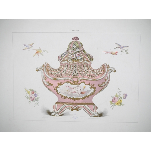 8598 - Edouard Garnier -  Soft Porcelain of Sevres 1892.

This chromolithograph is from The Soft Porcelain ... 