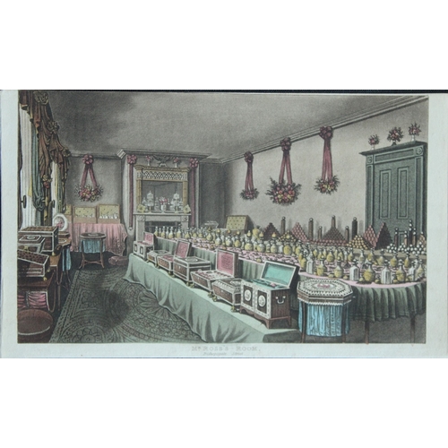 8609 - R Ackermann - 2 engravings of Victorian rooms 1816.

These original hand coloured aquatint engraving... 