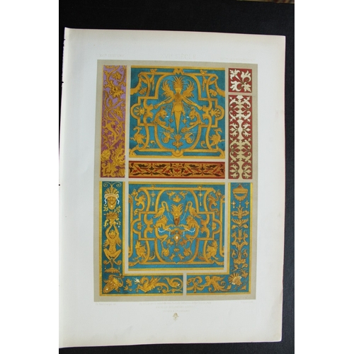 8643 - Dupont-Auberville - 2 prints of decorative art 1881..

These chromolithographs of decorative art are... 